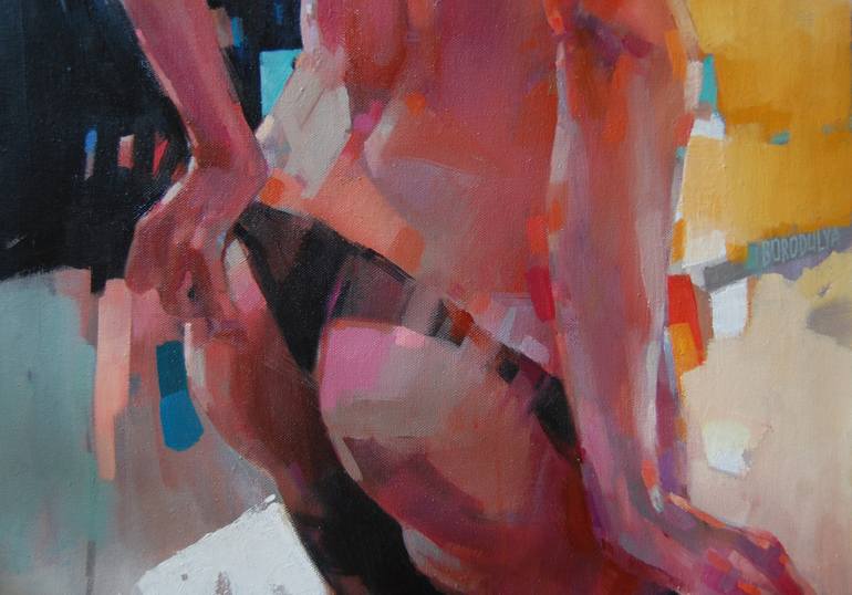 Original Erotic Painting by Marina Borodulya