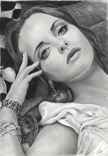 Print of Photorealism Celebrity Drawings by fabio verolino