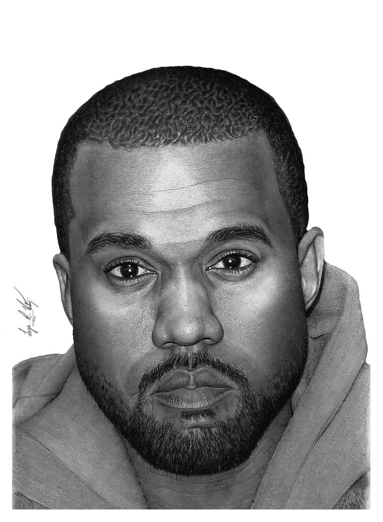 Kanye West Greatest Artist Of All Time? Drawing by Serge Vitry