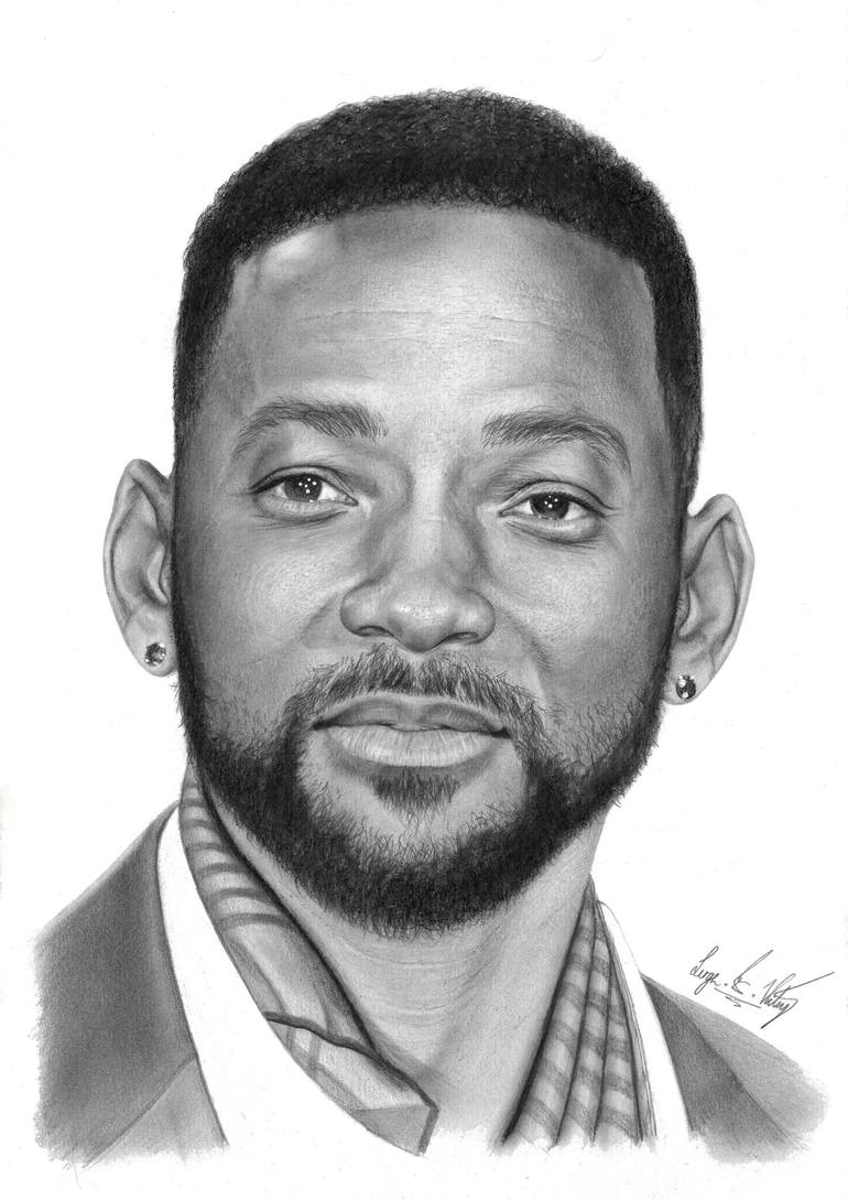 Will Smith - The Freshest Black Prince of Hollywood Drawing by Serge ...