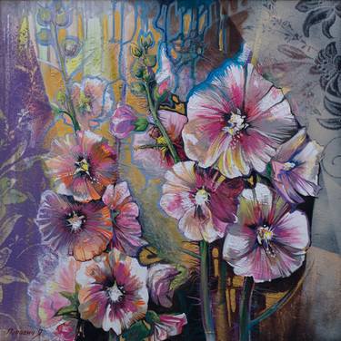 Print of Fine Art Floral Paintings by Yaroslava Popovych