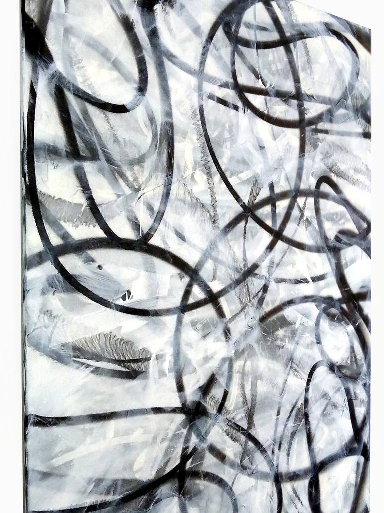 Original Abstract Painting by Patrick Nikowitz