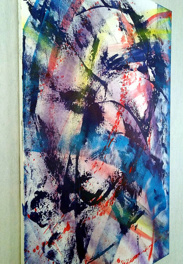 Original Abstract Expressionism Abstract Painting by Patrick Nikowitz