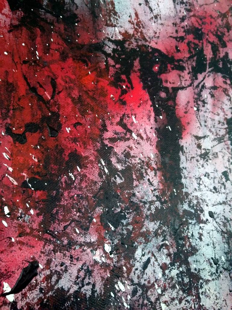 Original Abstract Expressionism Abstract Painting by Patrick Nikowitz