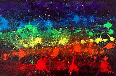 Original Abstract Expressionism Abstract Paintings by Patrick Nikowitz