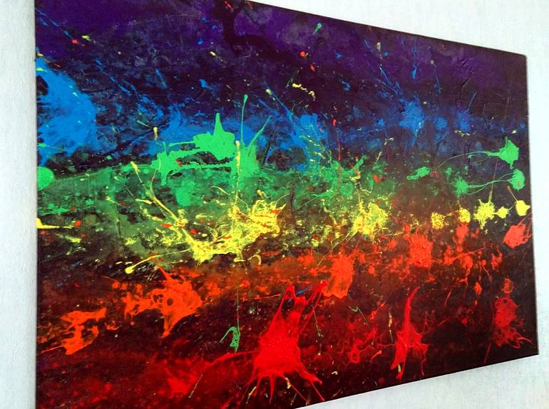 Original Abstract Painting by Patrick Nikowitz