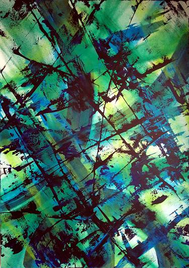 Original Abstract Paintings by Patrick Nikowitz