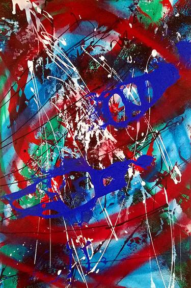 Original Abstract Expressionism Abstract Paintings by Patrick Nikowitz