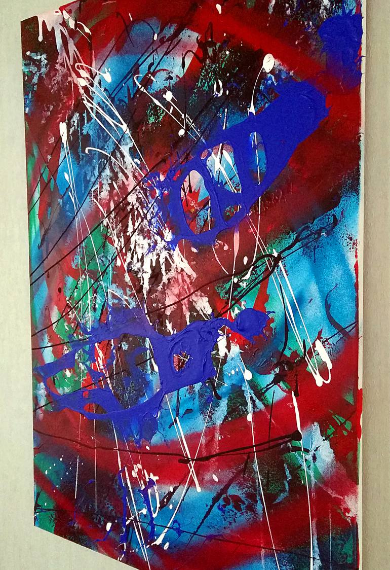 Original Abstract Expressionism Abstract Painting by Patrick Nikowitz