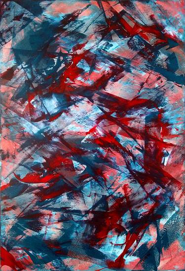Original Abstract Expressionism Abstract Paintings by Patrick Nikowitz