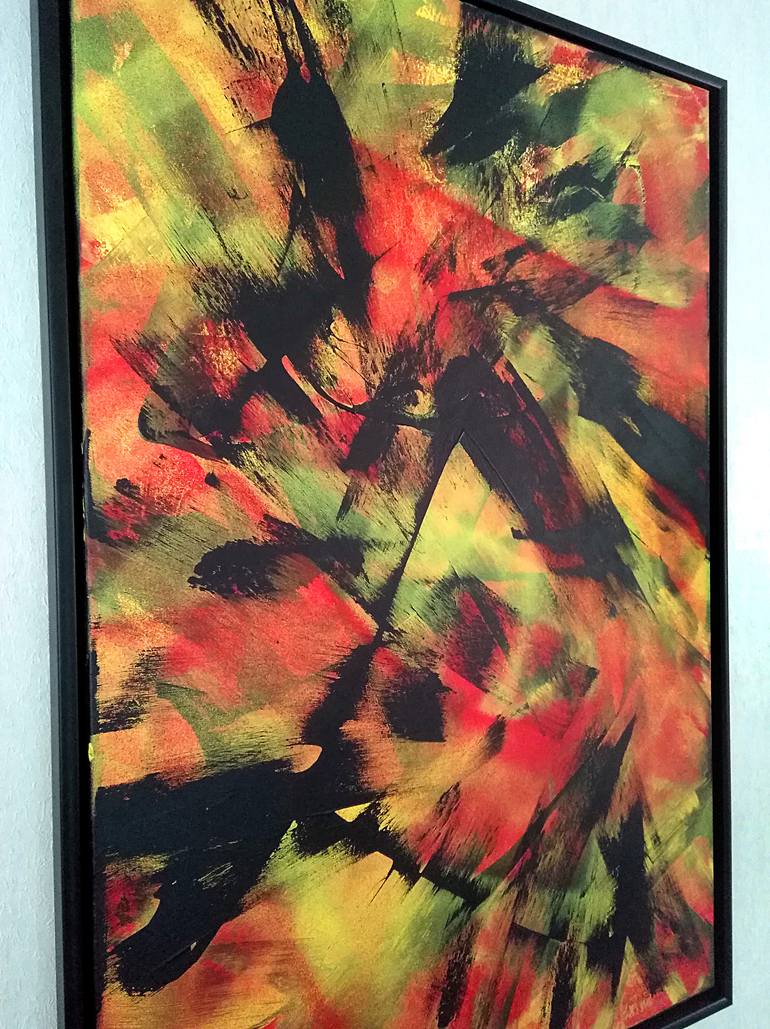 Original Abstract Expressionism Abstract Painting by Patrick Nikowitz
