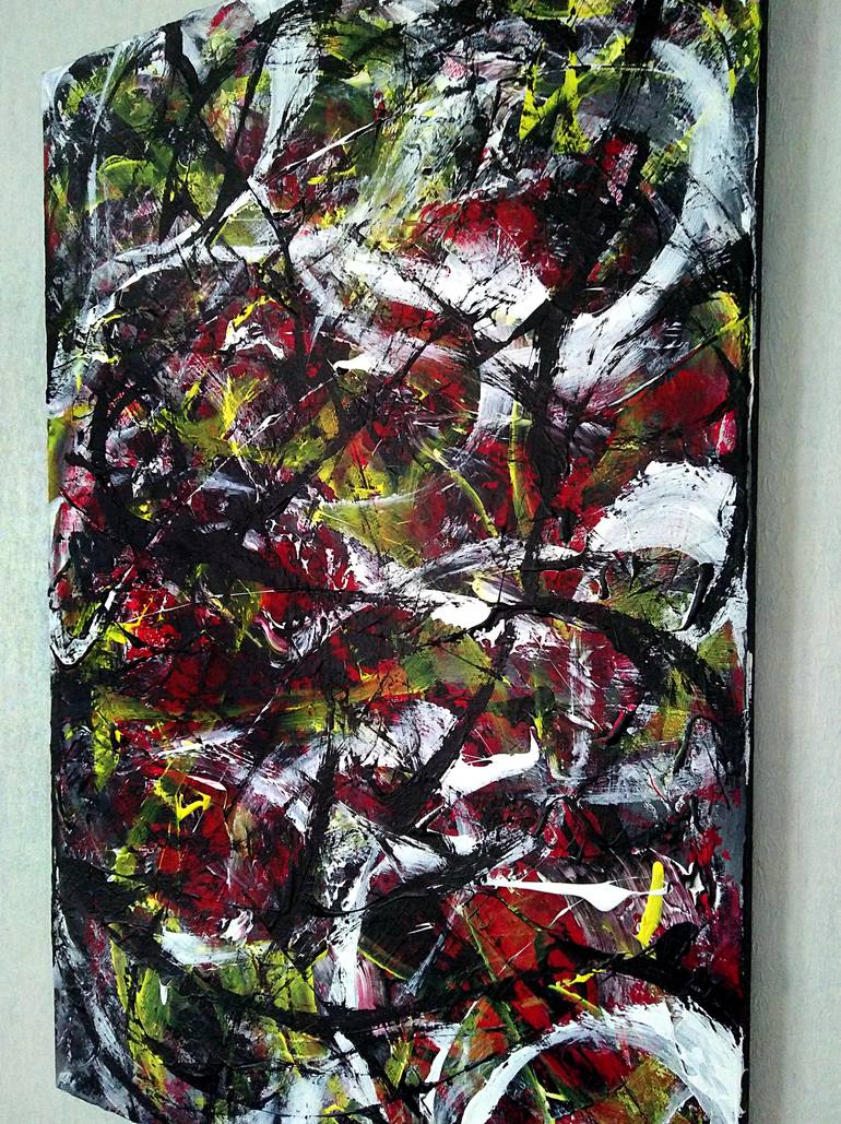 Original Abstract Painting by Patrick Nikowitz