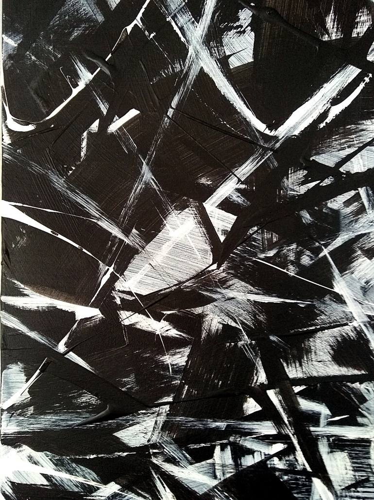 Original Abstract Painting by Patrick Nikowitz