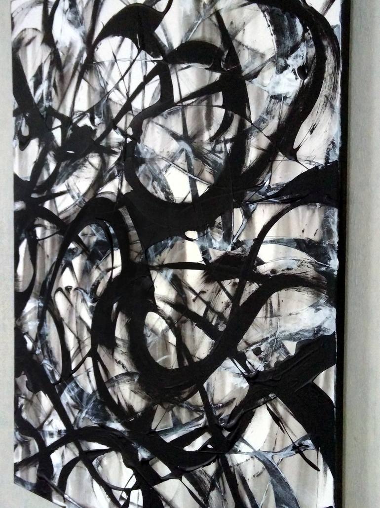 Original Abstract Painting by Patrick Nikowitz