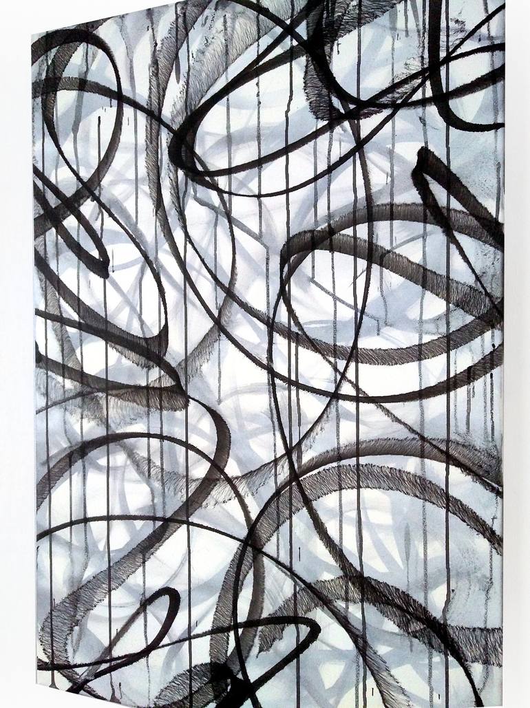 Original Abstract Painting by Patrick Nikowitz