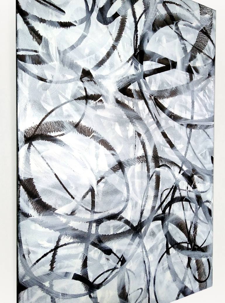 Original Abstract Expressionism Abstract Painting by Patrick Nikowitz