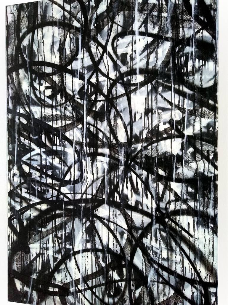 Original Abstract Expressionism Abstract Painting by Patrick Nikowitz