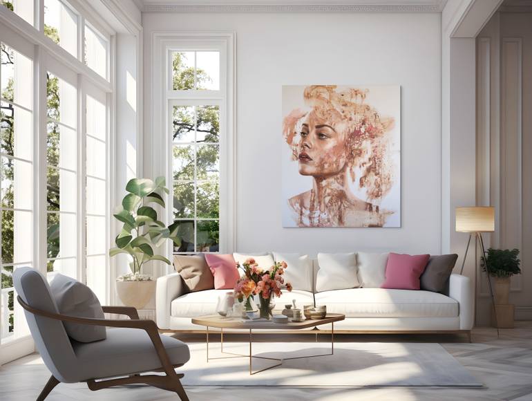 Original Figurative Women Painting by Iris Schreven