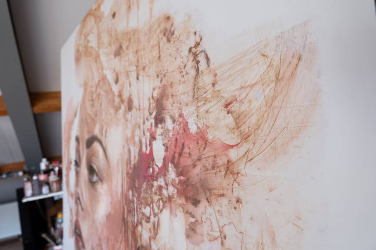 Original Figurative Women Painting by Iris Schreven