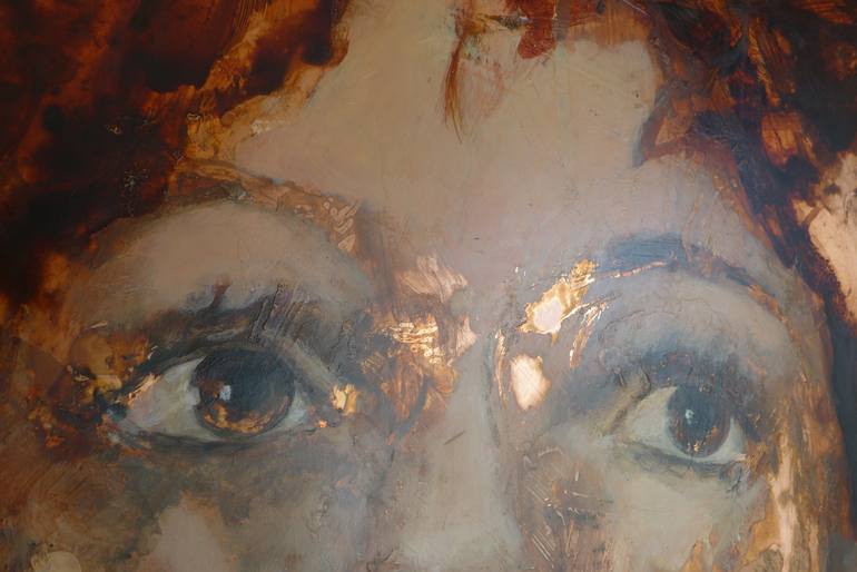 Original Abstract People Painting by Iris Schreven