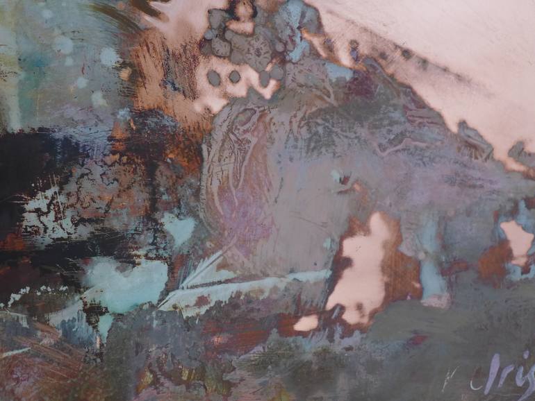 Original Abstract Expressionism People Painting by Iris Schreven