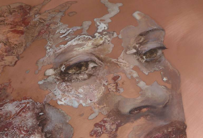 Original Abstract People Painting by Iris Schreven