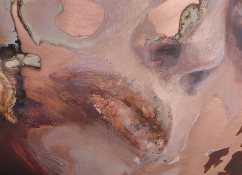 Original Abstract Expressionism People Painting by Iris Schreven