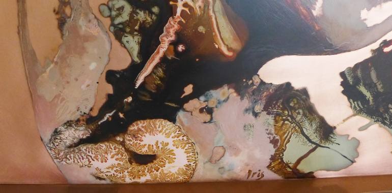 Original Abstract Expressionism People Painting by Iris Schreven