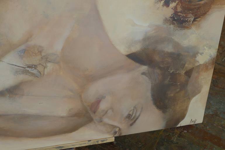 Original Figurative Women Painting by Iris Schreven