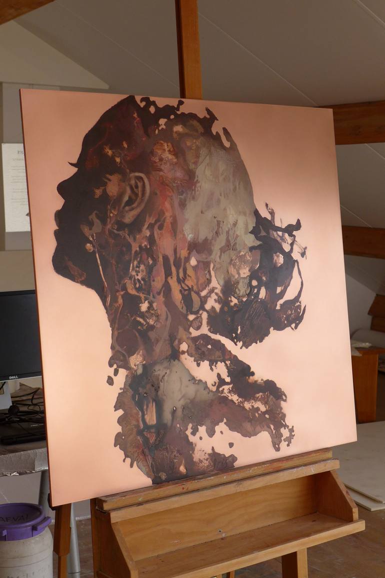 Original Figurative People Painting by Iris Schreven