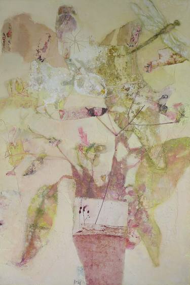 Original Abstract Botanic Paintings by Iris Schreven