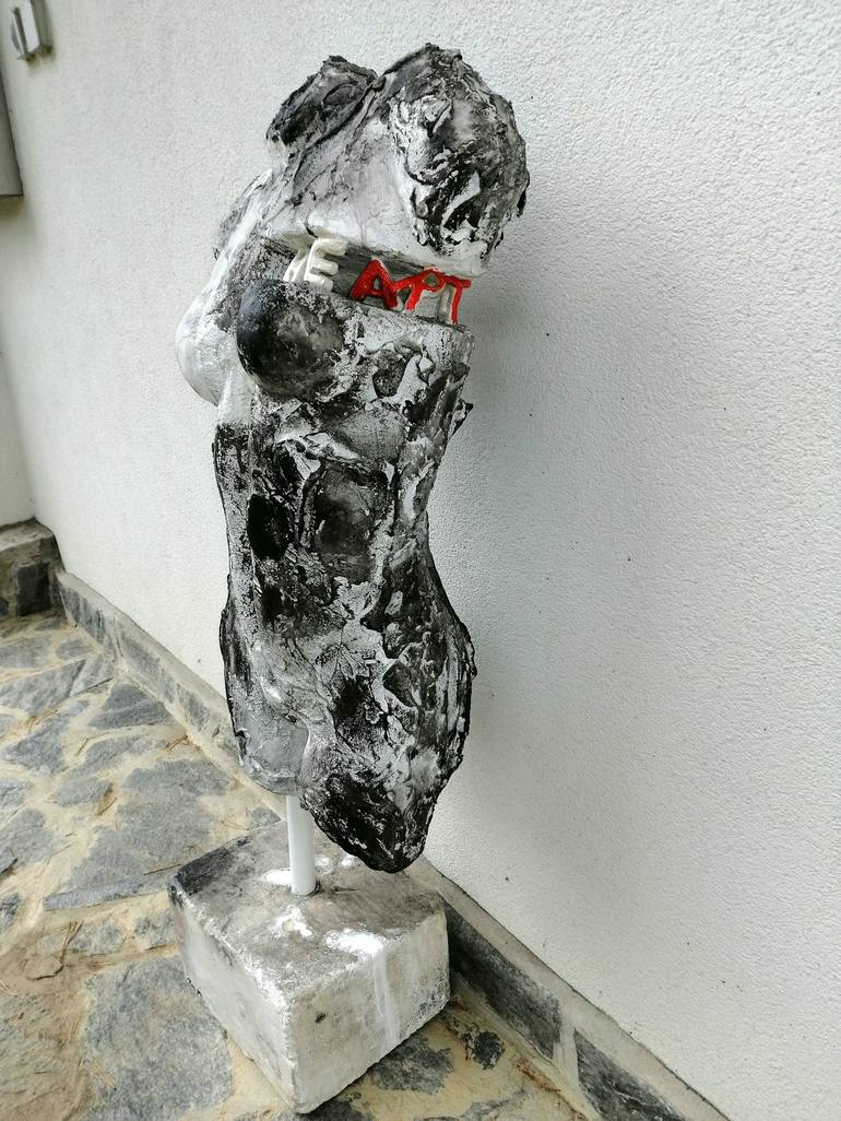 Original Abstract Body Sculpture by Mateo Kos