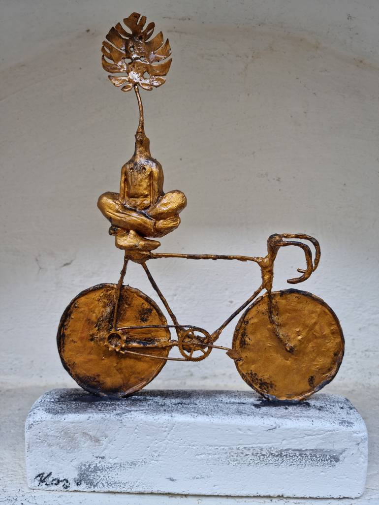 Print of 3d Sculpture Bicycle Sculpture by Mateo Kos