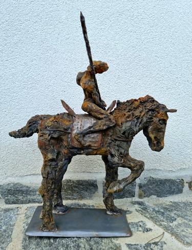 Print of Abstract Expressionism Horse Sculpture by Mateo Kos