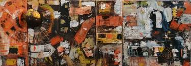 Original Modern Abstract Mixed Media by Mateo Kos