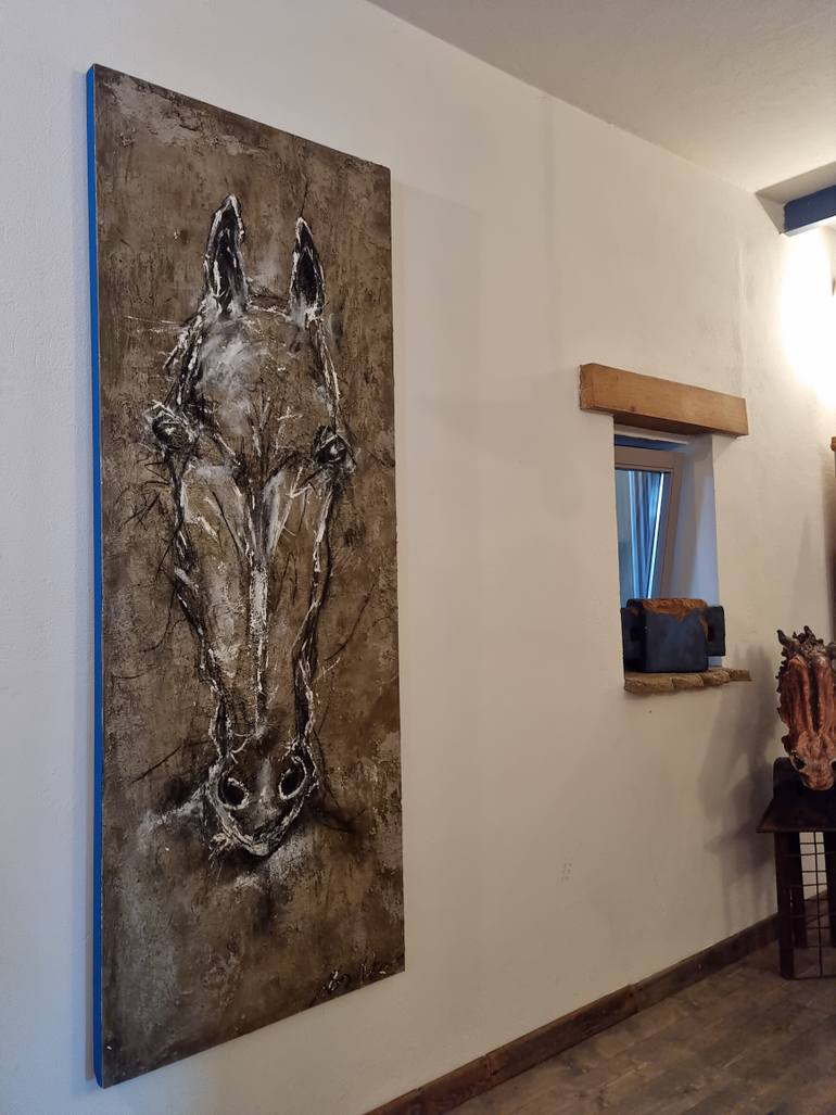 Original Abstract Animal Painting by Mateo Kos