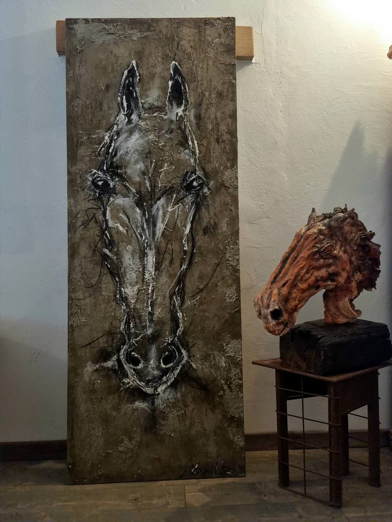 Original Abstract Animal Painting by Mateo Kos