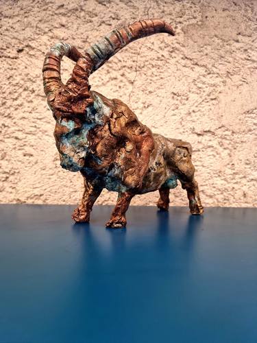 Original Abstract Animal Sculpture by Mateo Kos