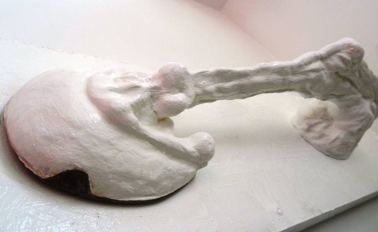 "WHITE HORSE LEG" dim: 120x25x25 cm - Print