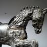"Horse warrior"
dim: 37x40x10cm
material: modelling mass(das masa),metal,grout