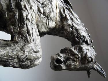 Original Abstract Horse Sculpture by Mateo Kos