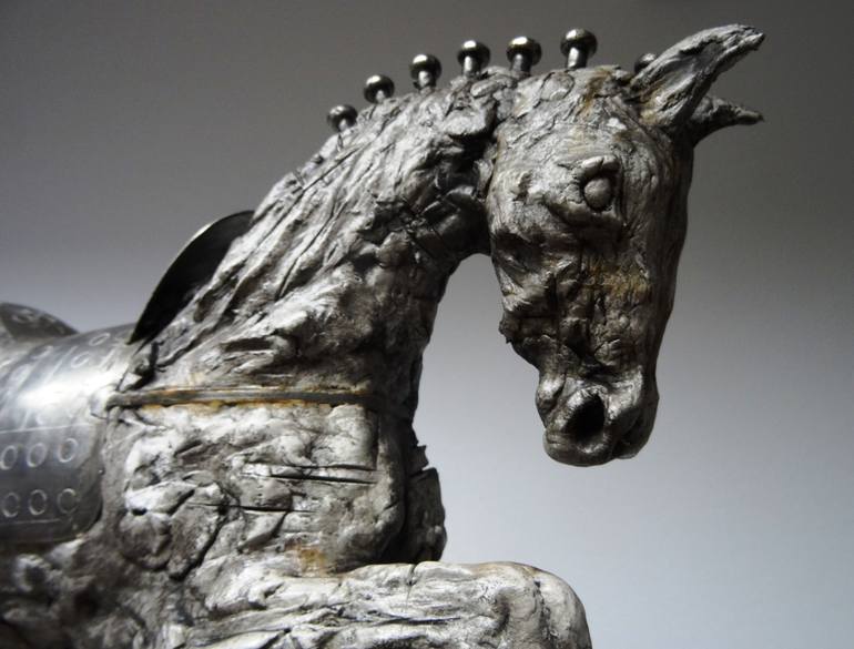 Print of Horse Sculpture by Mateo Kos