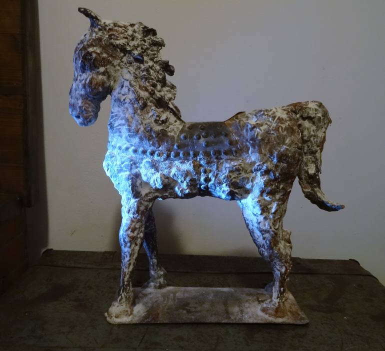 Original Conceptual Horse Sculpture by Mateo Kos