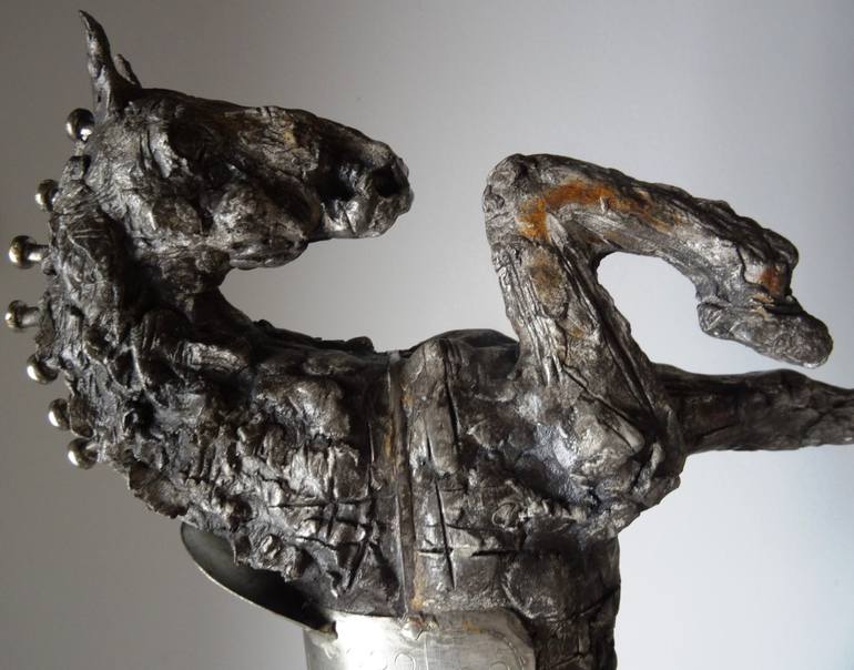 Original Art Deco Horse Sculpture by Mateo Kos