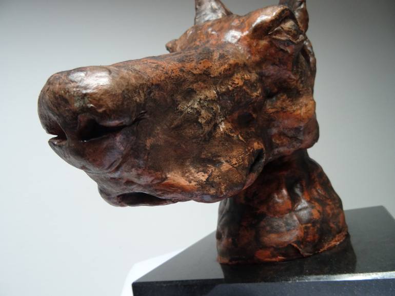 Original Dogs Sculpture by Mateo Kos