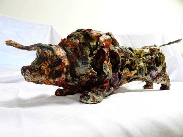 Original Pop Art Animal Sculpture by Mateo Kos