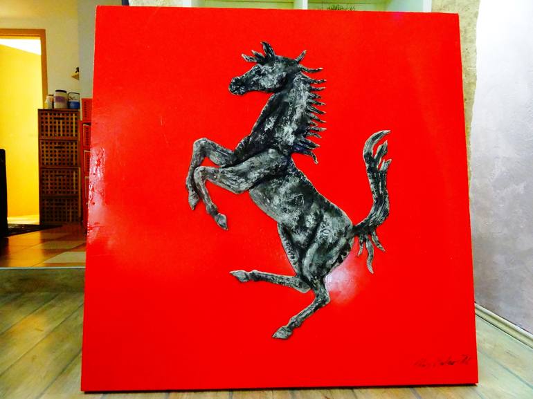 Print of Horse Sculpture by Mateo Kos
