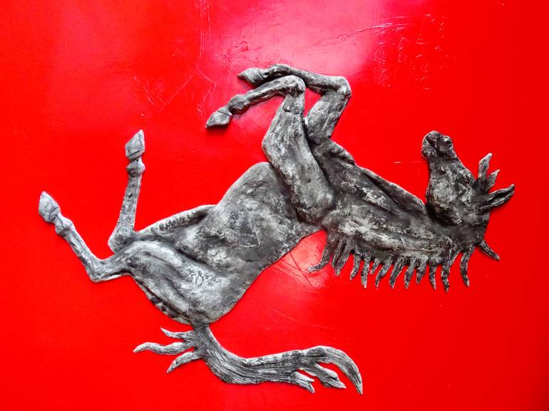 Original Conceptual Horse Sculpture by Mateo Kos