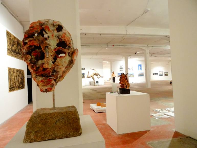 Original Abstract Men Sculpture by Mateo Kos