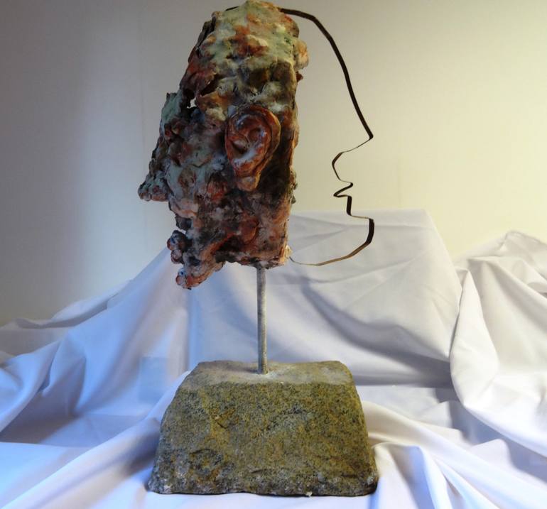 Original Abstract Men Sculpture by Mateo Kos
